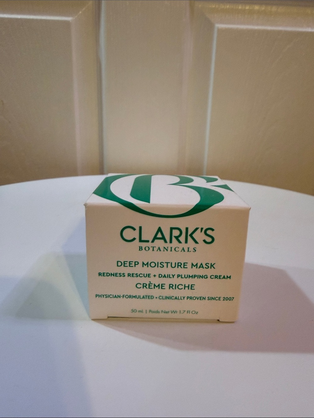 Clark's Deep Moisture Mask - Green and White
